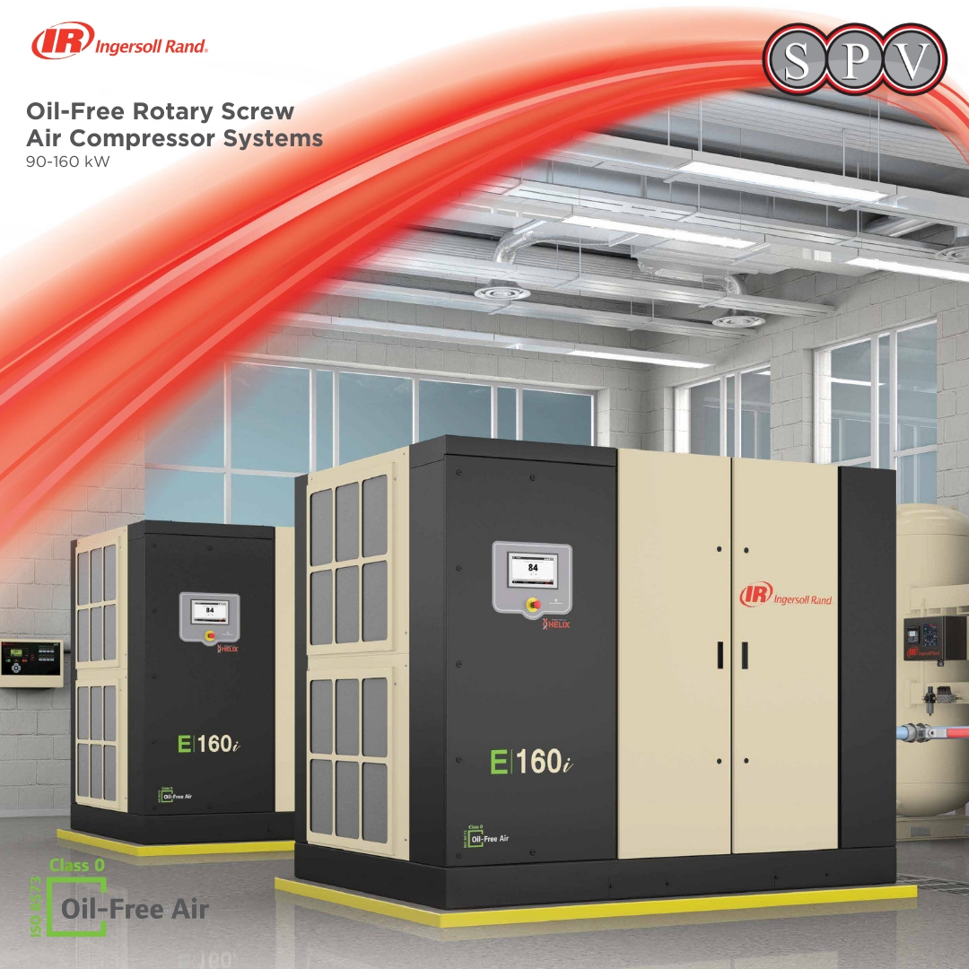Oil-Free Rotary Screw Air Compressor Systems  90-160 kW